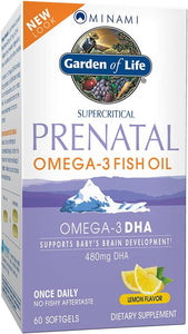 Prenatal DHA Omega 3 Fish Oil by Garden of Life