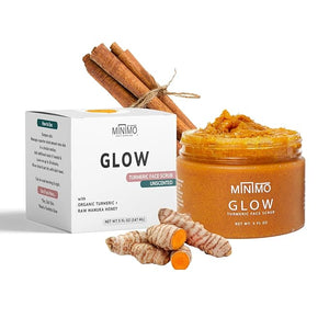 Turmeric Brightening Face Scrub -Minimo Glow (Unscented)