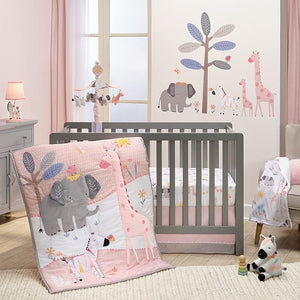 Jungle Safari Animals Baby Crib Bedding Set by Lambs & Ivy