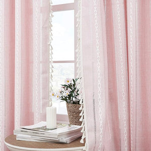 Linen Curtains for Girls Nursery