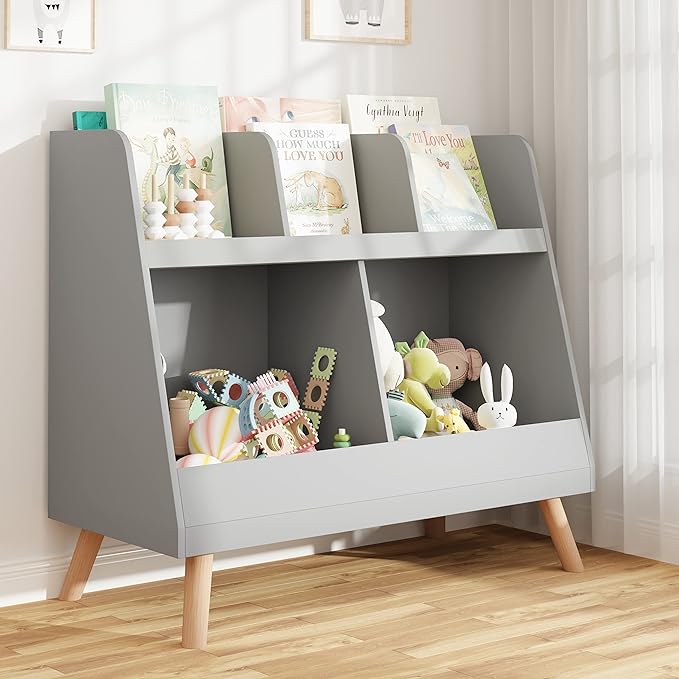 Bookshelf and Toy Organizer