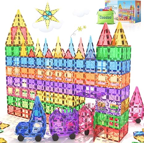 Magnetic Tiles Building Toys Set