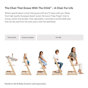 Tripp Trapp Highchair- Best All-in-One Highchair for Babies & Toddlers