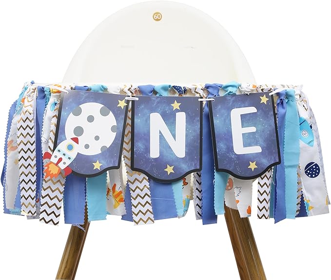 Outer Space High Chair Banner