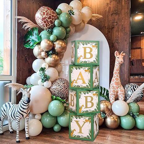 Safari Baby Shower Decorations Box