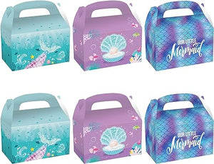 Mermaid Party Favor Treat Boxes