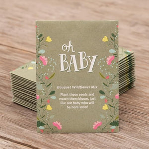 Oh Baby Seed Packets Baby Shower Favors