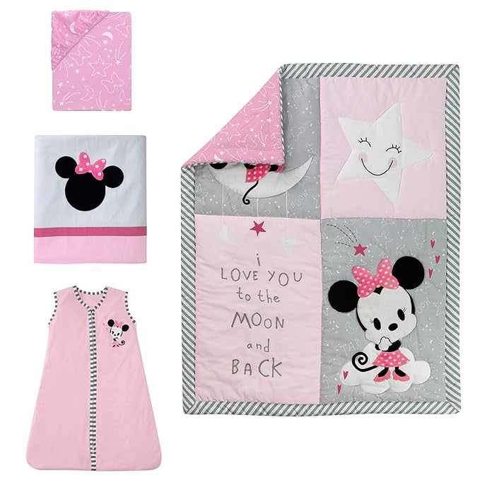 Disney Minnie Mouse Baby Crib Bedding Set by Lambs & Ivy