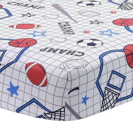 Baby Sports Football/Basketball Baby Crib Bedding Set by Lambs & Ivy