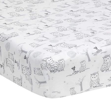 Baby Crib Bedding Set- Lambs & Ivy Luna Owl 4-Piece